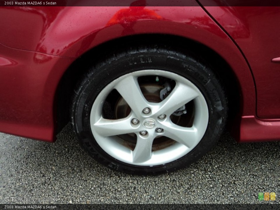2003 Mazda MAZDA6 s Sedan Wheel and Tire Photo #90191822