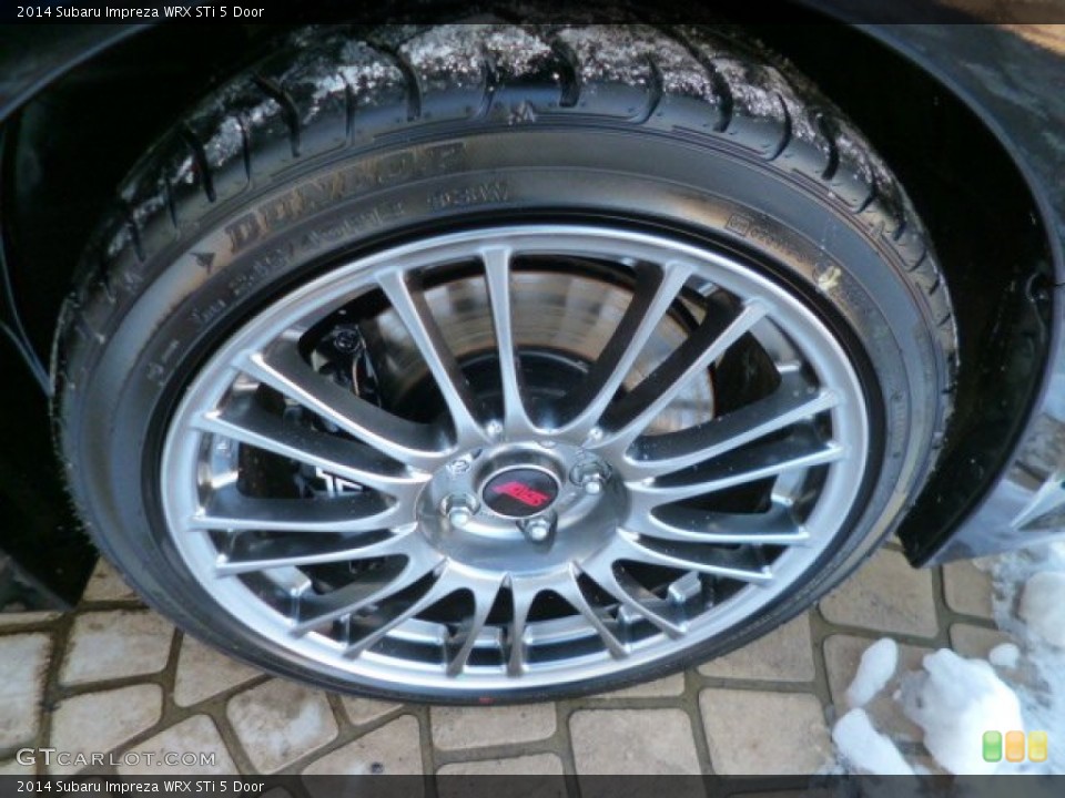 2014 Subaru Impreza WRX STi 5 Door Wheel and Tire Photo #90193472
