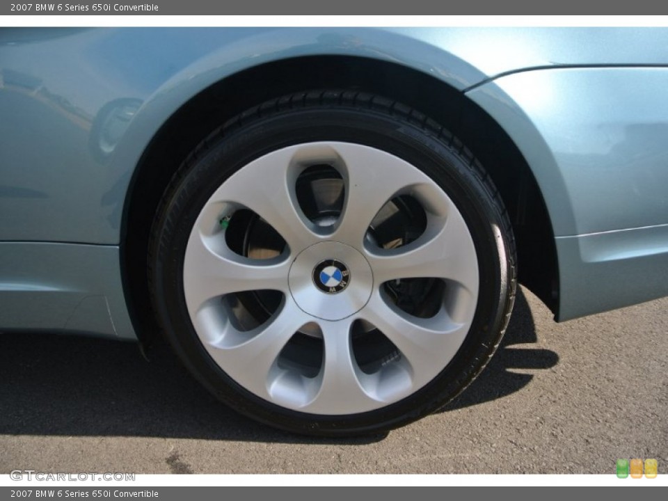 2007 BMW 6 Series 650i Convertible Wheel and Tire Photo #90197111