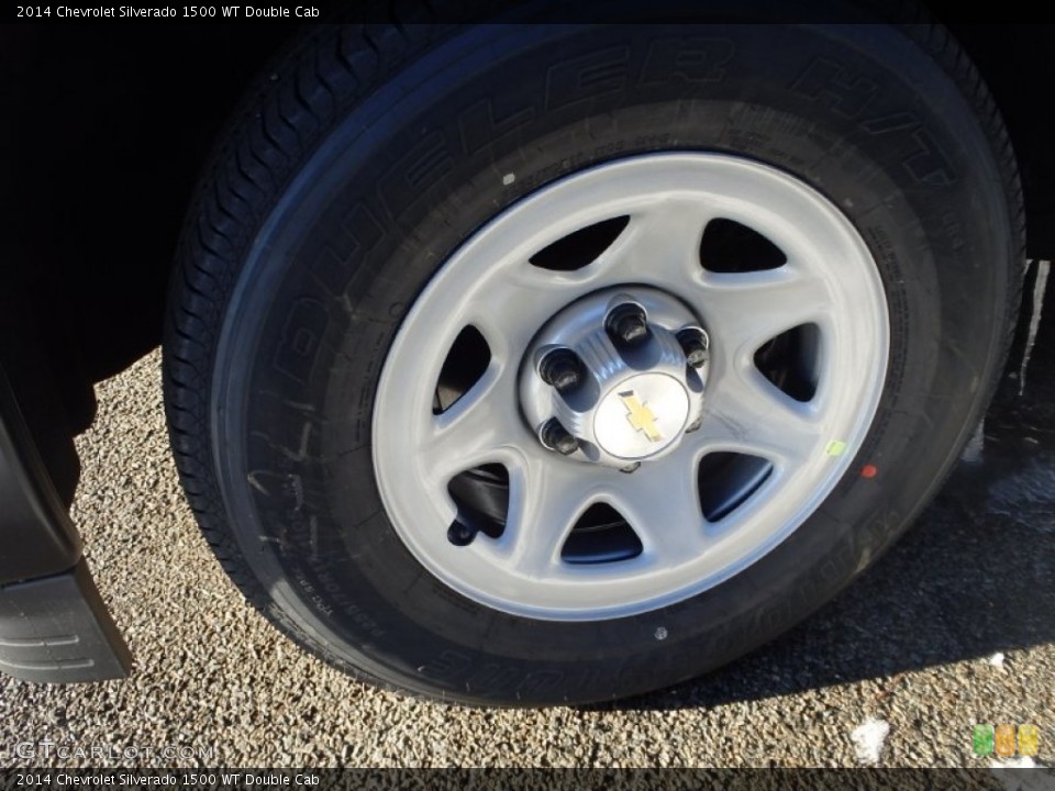 2014 Chevrolet Silverado 1500 WT Double Cab Wheel and Tire Photo #90201527