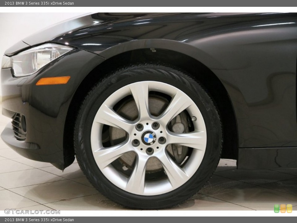 2013 BMW 3 Series 335i xDrive Sedan Wheel and Tire Photo #90204491
