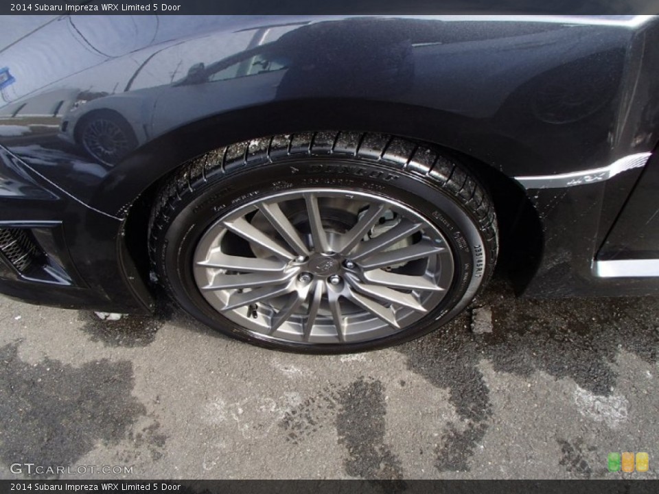 2014 Subaru Impreza WRX Limited 5 Door Wheel and Tire Photo #90205964