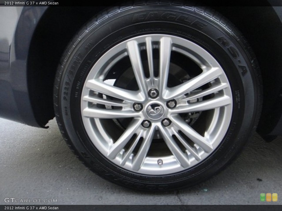 2012 Infiniti G 37 x AWD Sedan Wheel and Tire Photo #90206753