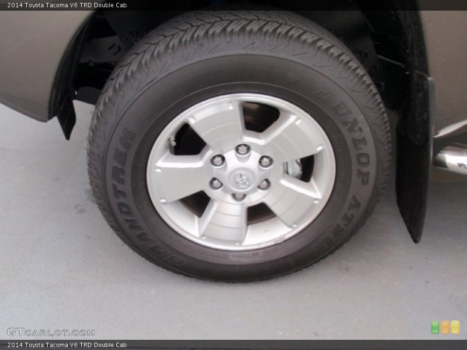 2014 Toyota Tacoma V6 TRD Double Cab Wheel and Tire Photo #90215402