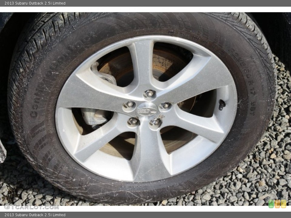 2013 Subaru Outback 2.5i Limited Wheel and Tire Photo #90220988