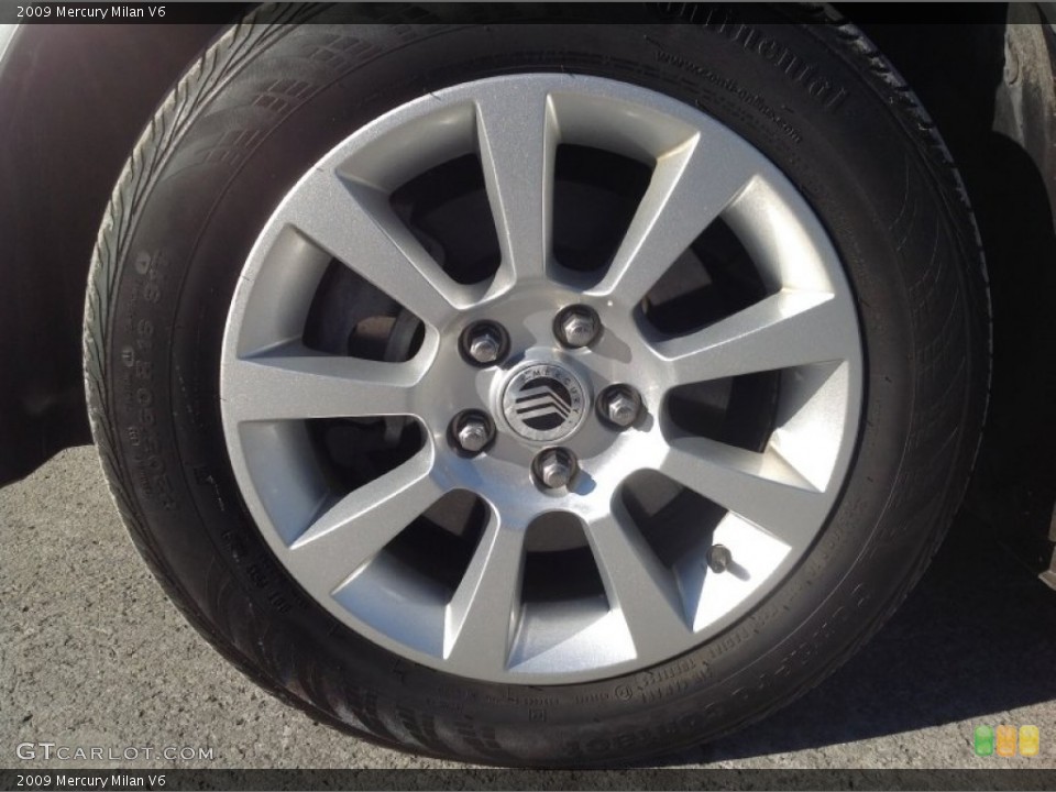 2009 Mercury Milan V6 Wheel and Tire Photo #90224018