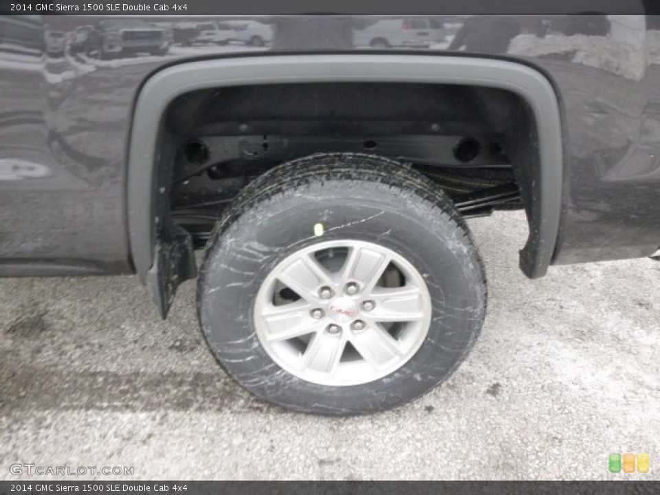 2014 GMC Sierra 1500 SLE Double Cab 4x4 Wheel and Tire Photo #90230720
