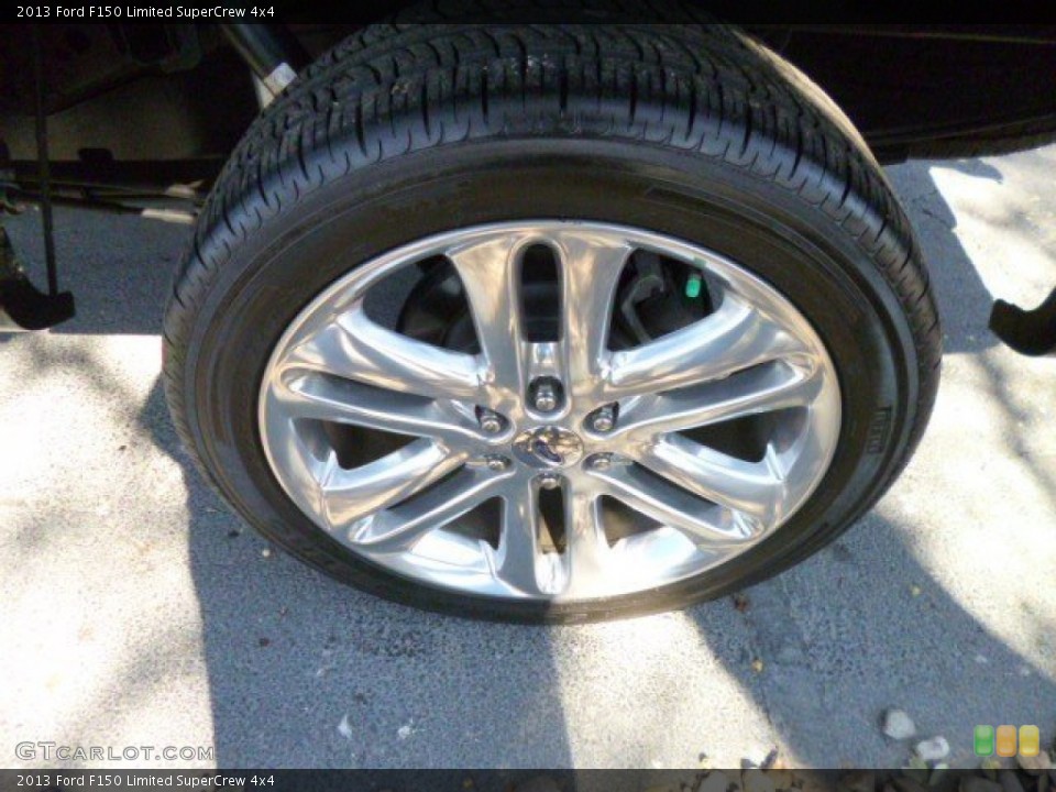 2013 Ford F150 Limited SuperCrew 4x4 Wheel and Tire Photo #90243009