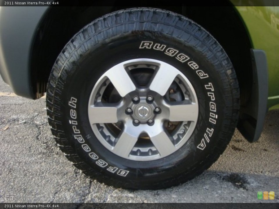 2011 Nissan Xterra Pro-4X 4x4 Wheel and Tire Photo #90243037