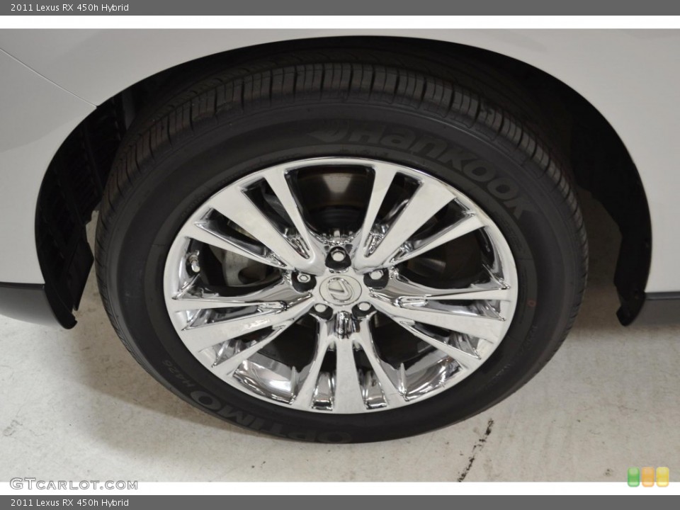 2011 Lexus RX 450h Hybrid Wheel and Tire Photo #90246588