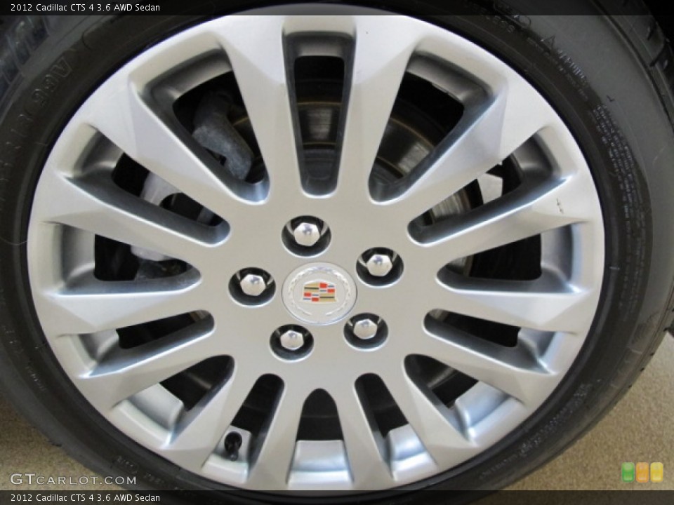 2012 Cadillac CTS 4 3.6 AWD Sedan Wheel and Tire Photo #90254055