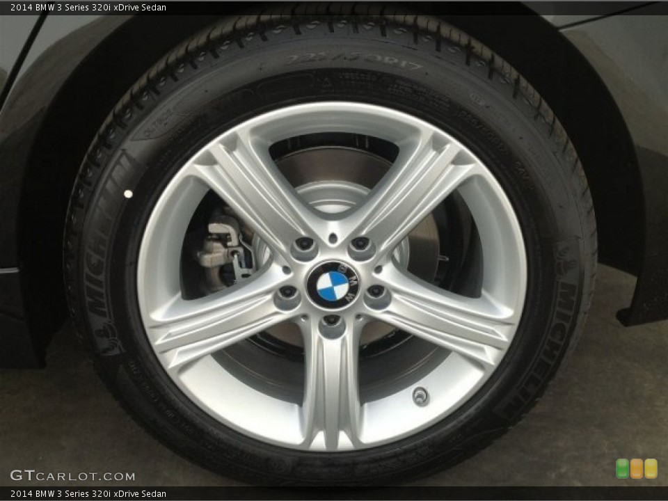2014 BMW 3 Series 320i xDrive Sedan Wheel and Tire Photo #90255909