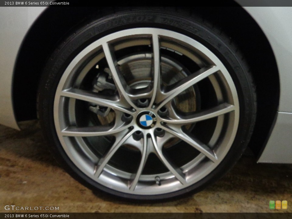 2013 BMW 6 Series 650i Convertible Wheel and Tire Photo #90260607