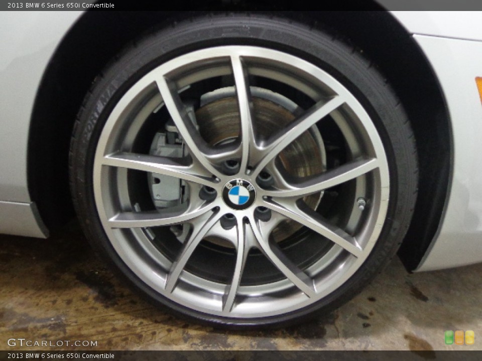 2013 BMW 6 Series 650i Convertible Wheel and Tire Photo #90260625
