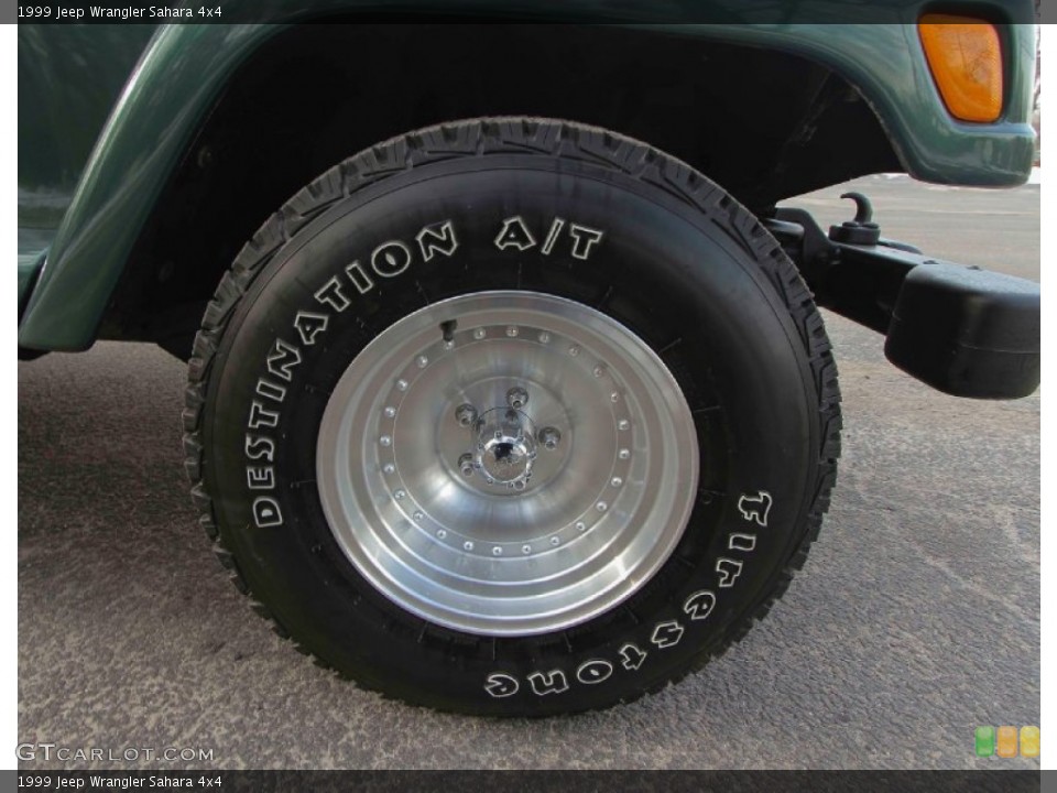 1999 Jeep Wrangler Custom Wheel and Tire Photo #90269124