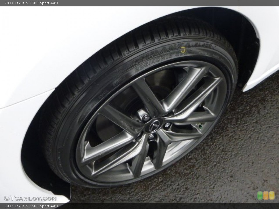 2014 Lexus IS 350 F Sport AWD Wheel and Tire Photo #90272921