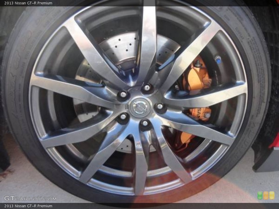 2013 Nissan GT-R Premium Wheel and Tire Photo #90277587