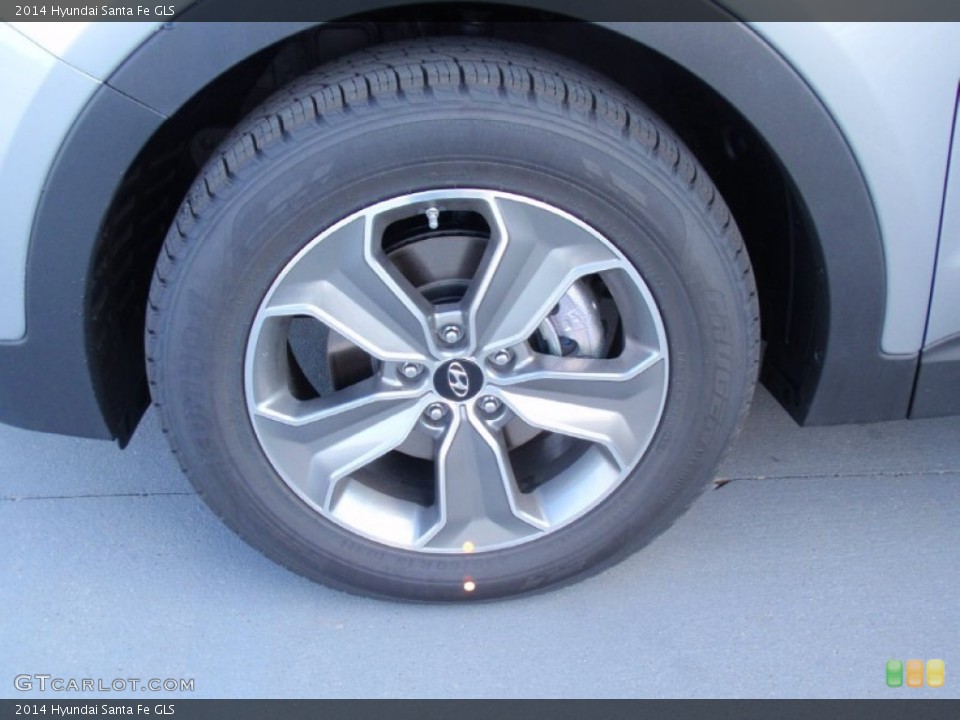 2014 Hyundai Santa Fe GLS Wheel and Tire Photo #90284146