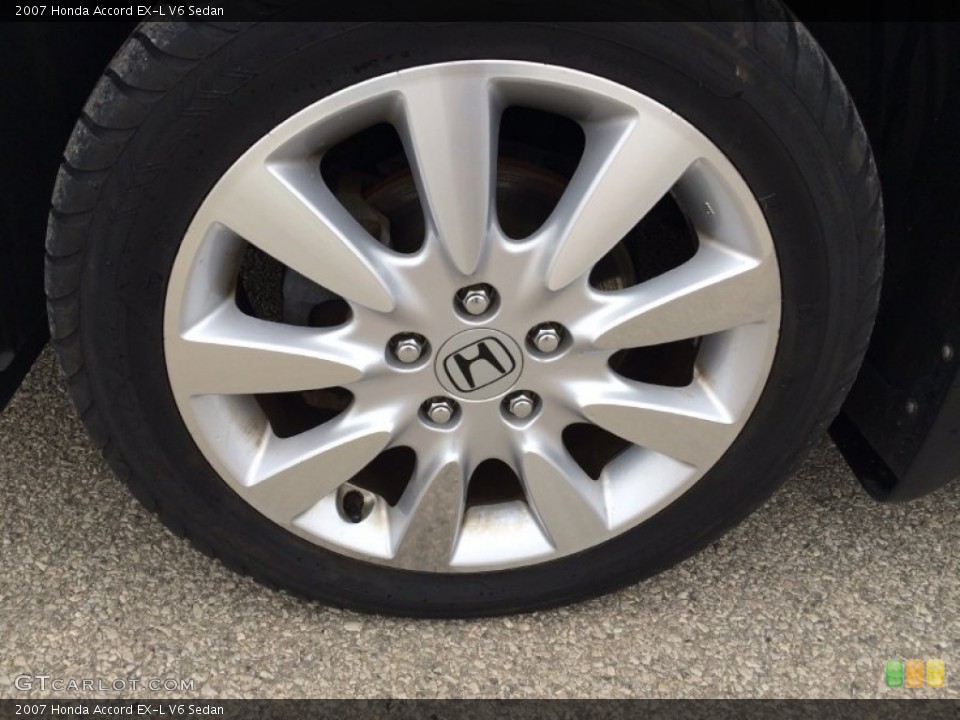 2007 Honda Accord EX-L V6 Sedan Wheel and Tire Photo #90286855