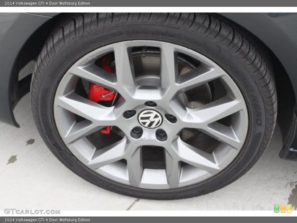 2014 Volkswagen GTI 4 Door Wolfsburg Edition Wheel and Tire Photo #90287101