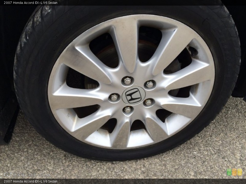 2007 Honda Accord EX-L V6 Sedan Wheel and Tire Photo #90287119