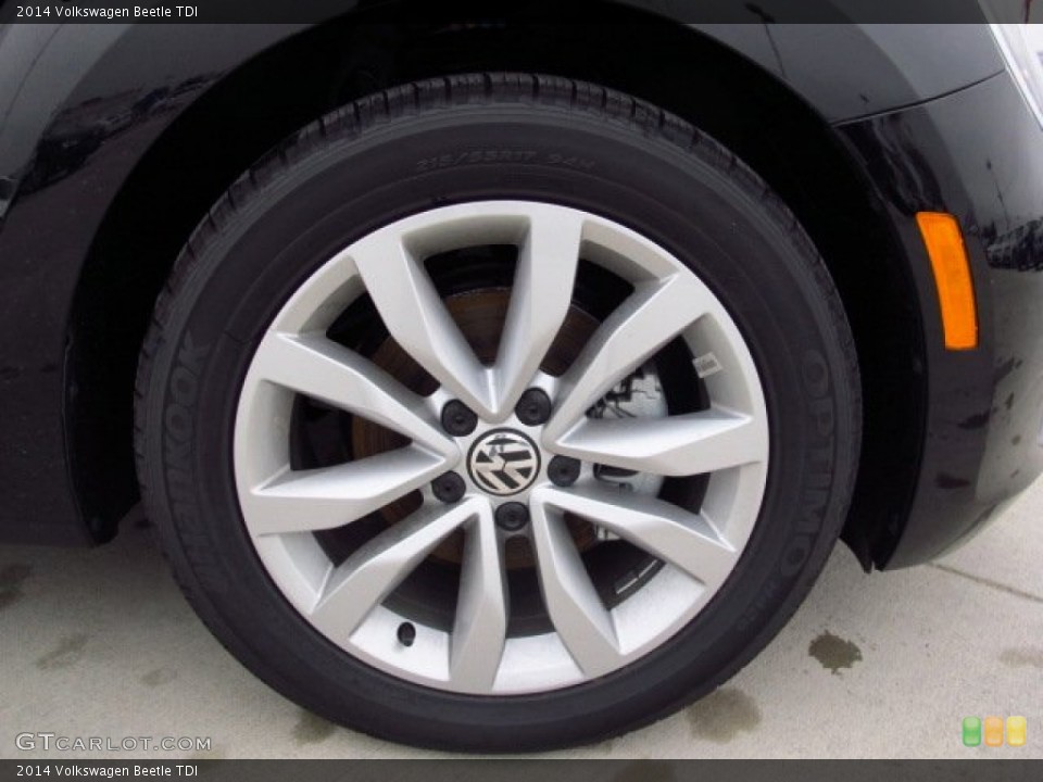 2014 Volkswagen Beetle TDI Wheel and Tire Photo #90290944