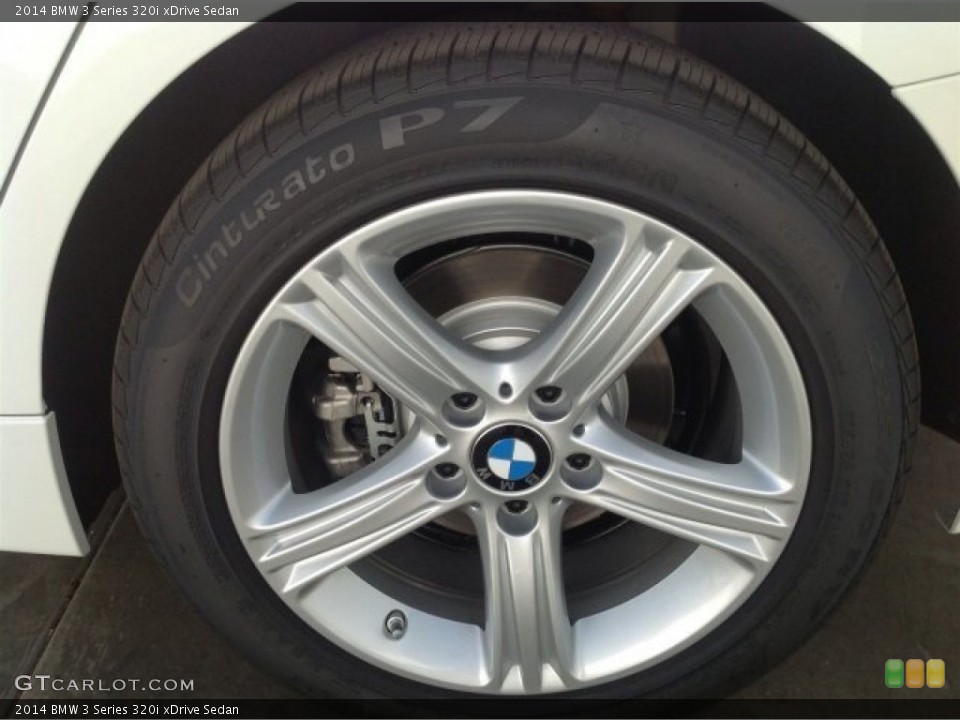 2014 BMW 3 Series 320i xDrive Sedan Wheel and Tire Photo #90292081