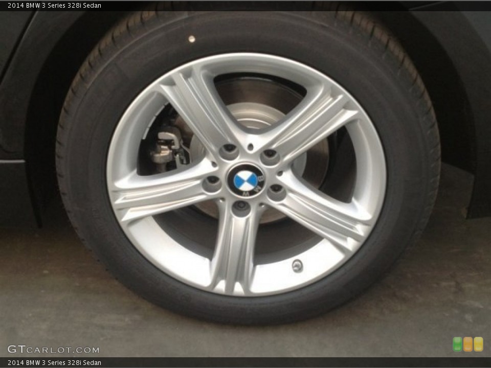 2014 BMW 3 Series 328i Sedan Wheel and Tire Photo #90292216