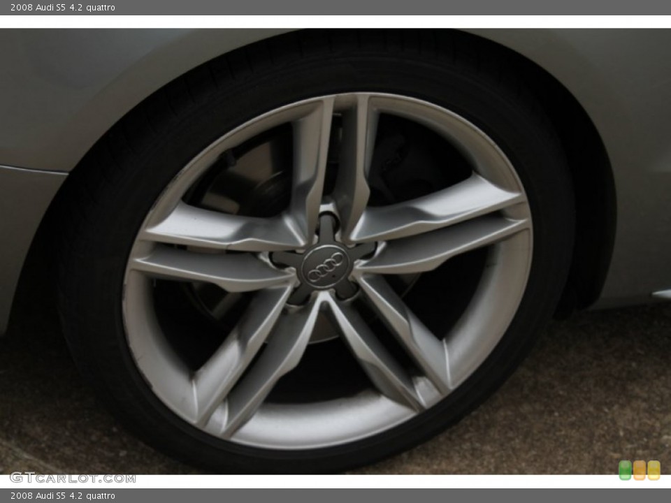 2008 Audi S5 4.2 quattro Wheel and Tire Photo #90294301
