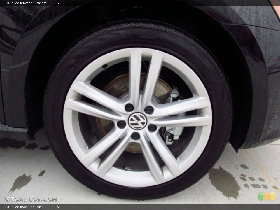 2014 Volkswagen Passat 1.8T SE Wheel and Tire Photo #90295210