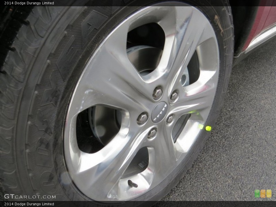 2014 Dodge Durango Limited Wheel and Tire Photo #90307383