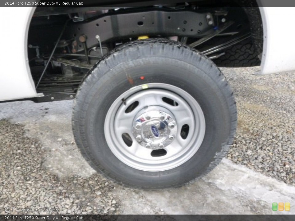 2014 Ford F250 Super Duty XL Regular Cab Wheel and Tire Photo #90310842