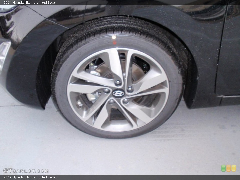 2014 Hyundai Elantra Limited Sedan Wheel and Tire Photo #90315855