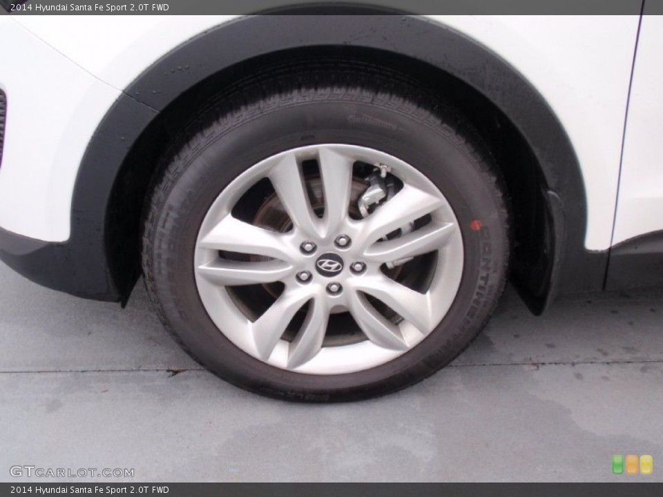 2014 Hyundai Santa Fe Sport 2.0T FWD Wheel and Tire Photo #90319221
