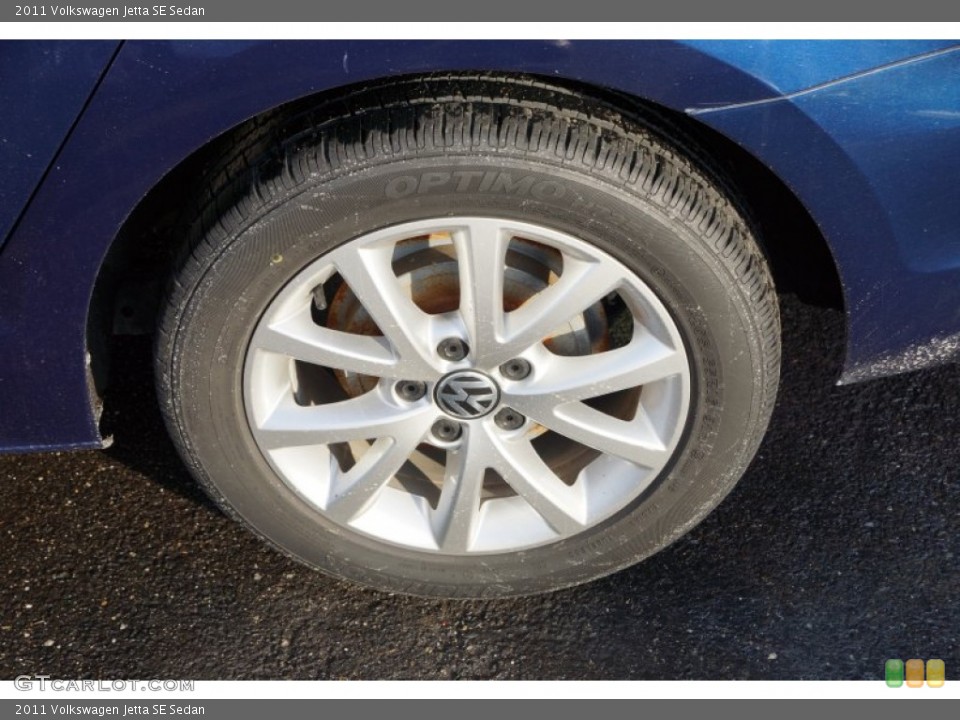 2011 Volkswagen Jetta SE Sedan Wheel and Tire Photo #90326286