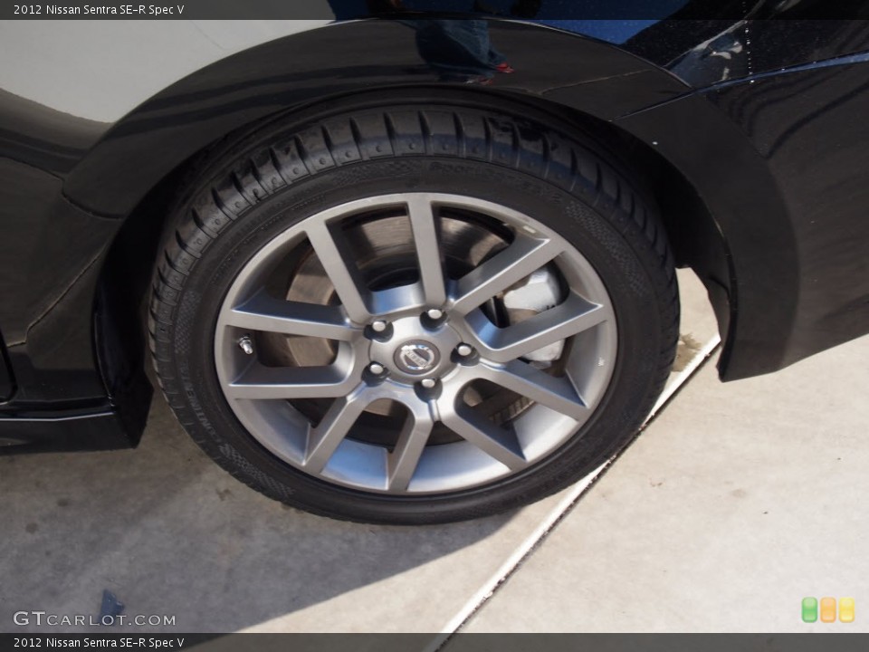 2012 Nissan Sentra SE-R Spec V Wheel and Tire Photo #90331647
