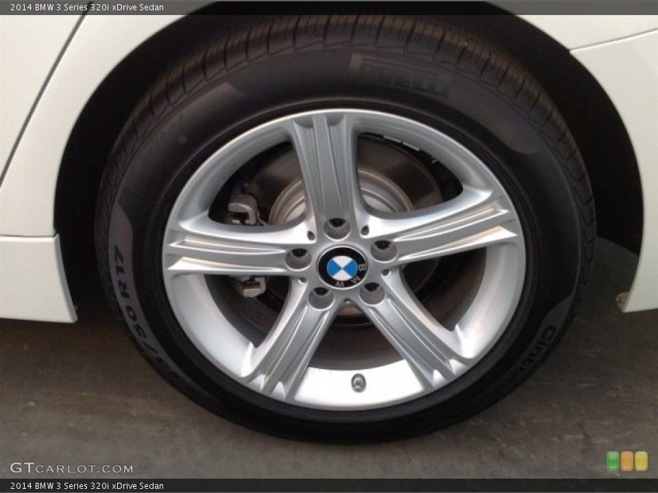 2014 BMW 3 Series 320i xDrive Sedan Wheel and Tire Photo #90334710