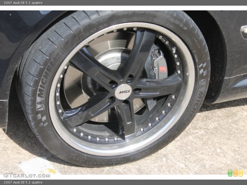 2007 Audi S8 Custom Wheel and Tire Photo #90338318
