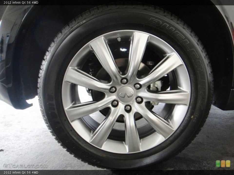 2012 Infiniti QX 56 4WD Wheel and Tire Photo #90344406