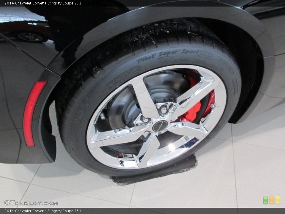 2014 Chevrolet Corvette Stingray Coupe Z51 Wheel and Tire Photo #90348579