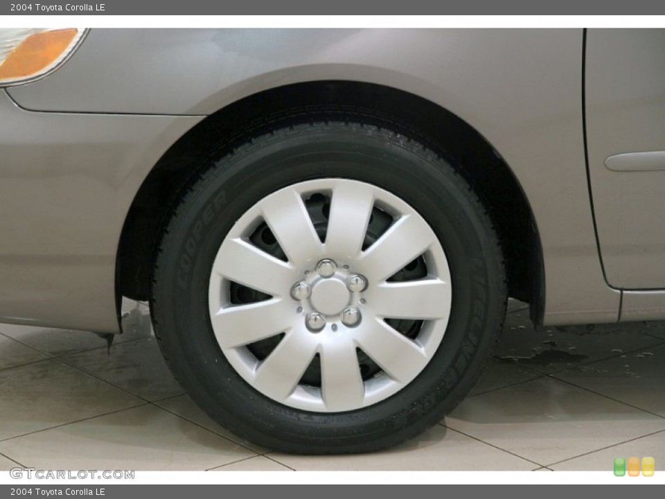 2004 Toyota Corolla LE Wheel and Tire Photo #90349644