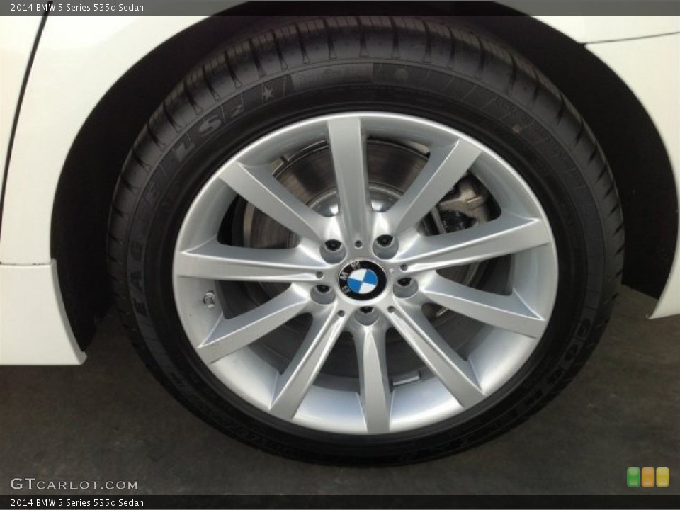 2014 BMW 5 Series 535d Sedan Wheel and Tire Photo #90349869