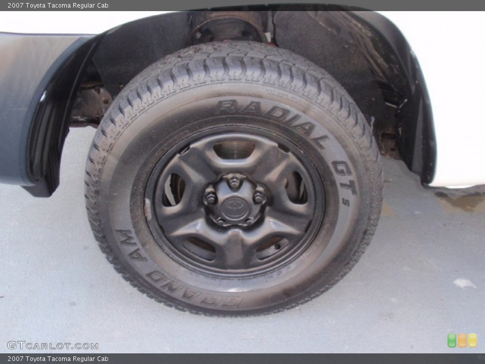2007 Toyota Tacoma Regular Cab Wheel and Tire Photo #90352167