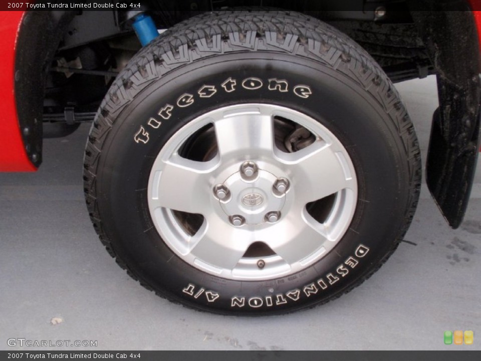 2007 Toyota Tundra Limited Double Cab 4x4 Wheel and Tire Photo #90353028