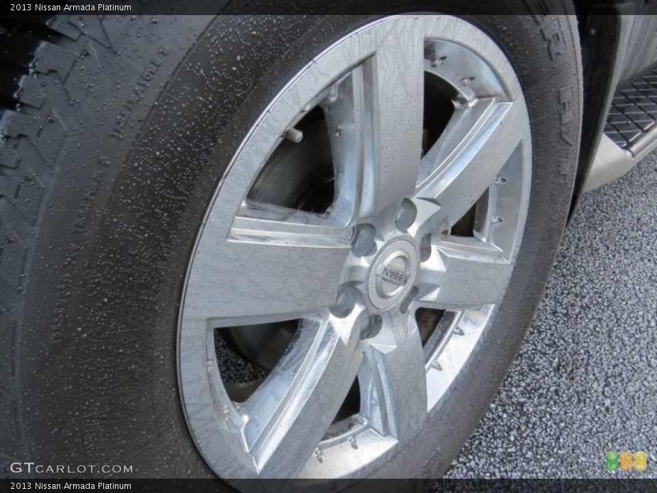 2013 Nissan Armada Platinum Wheel and Tire Photo #90357463