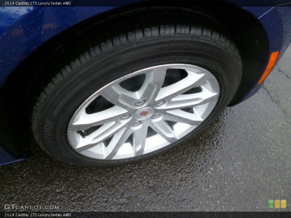 2014 Cadillac CTS Luxury Sedan AWD Wheel and Tire Photo #90362474