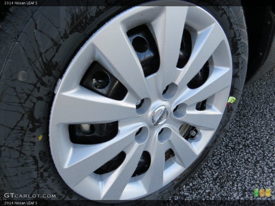 2014 Nissan LEAF S Wheel and Tire Photo #90363871