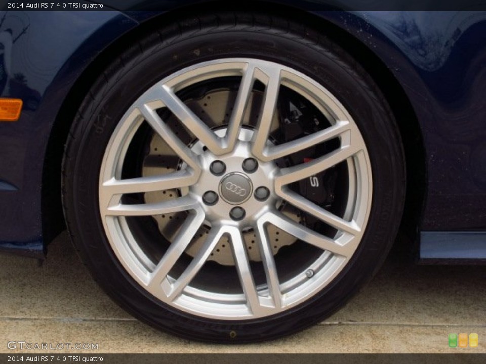 2014 Audi RS 7 4.0 TFSI quattro Wheel and Tire Photo #90373583