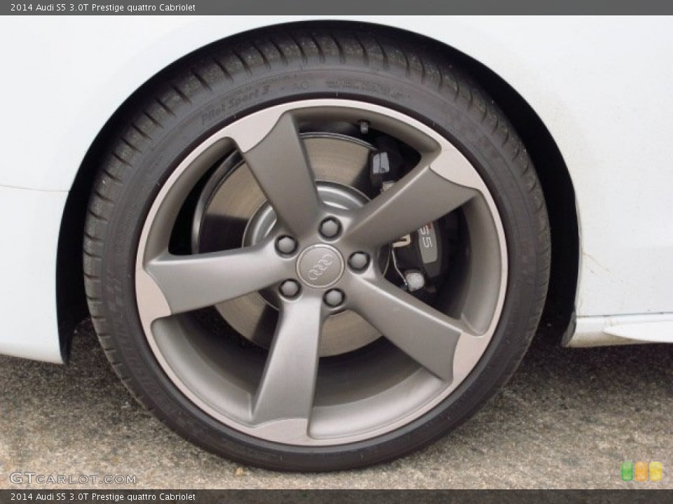 2014 Audi S5 3.0T Prestige quattro Cabriolet Wheel and Tire Photo #90374261