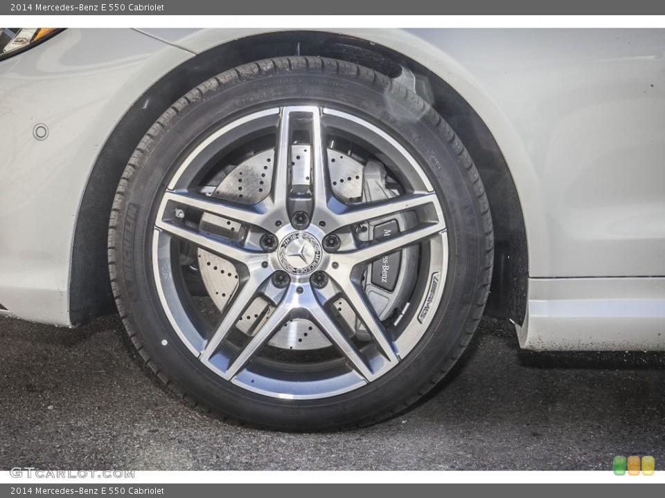 2014 Mercedes-Benz E 550 Cabriolet Wheel and Tire Photo #90377783